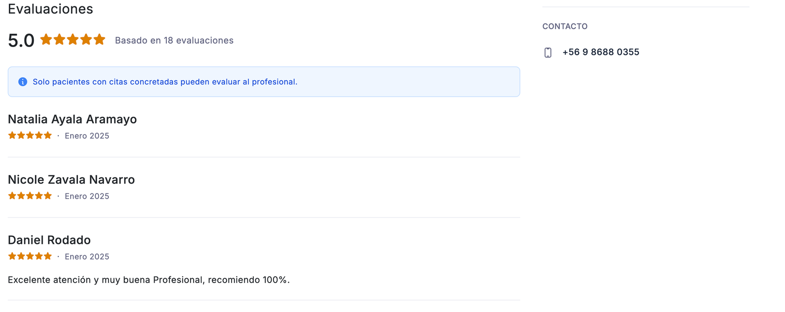 Comentario paciente 4